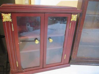 Table Top/Wall Curio Cabinets