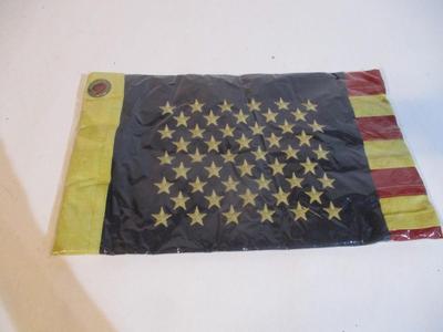 Pair Of Tea Stained Flags 17" x 28"