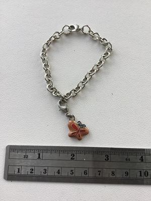 Butterfly charm bracelet