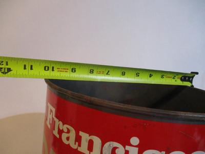 Vintage San Francisco 49ers Metal Trash Cans