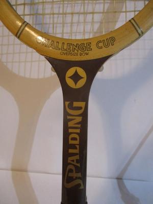 Vintage Spalding Challenge Cup Tennis Racket & Sun Light Racket