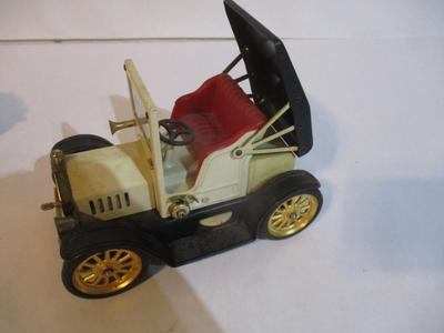 Banthrico Metal Car Bank Vintage Metal Antique Car Radion