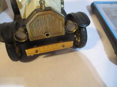 Banthrico Metal Car Bank Vintage Metal Antique Car Radion
