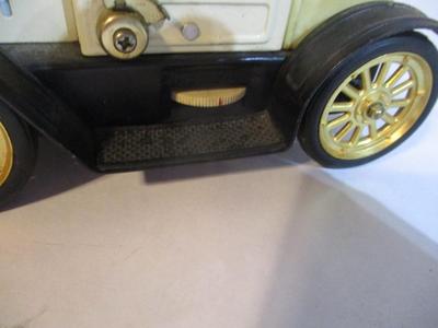 Banthrico Metal Car Bank Vintage Metal Antique Car Radion