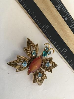 Beautiful Vintage Butterfly Pin