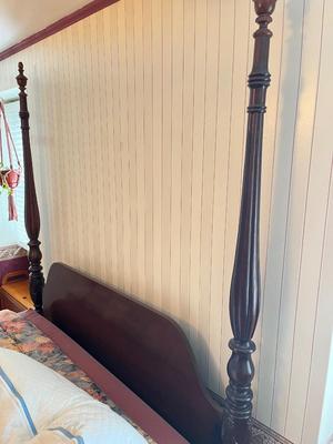 LOT 46X: Queen-Sized Four-Post Bed