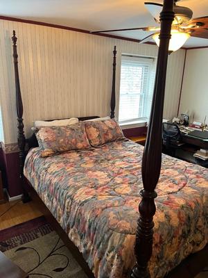 LOT 46X: Queen-Sized Four-Post Bed