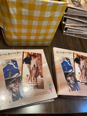 LOT 52W: Sewing / Crafting Lot - Books, Patterns, Fabric and More