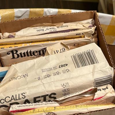 LOT 52W: Sewing / Crafting Lot - Books, Patterns, Fabric and More
