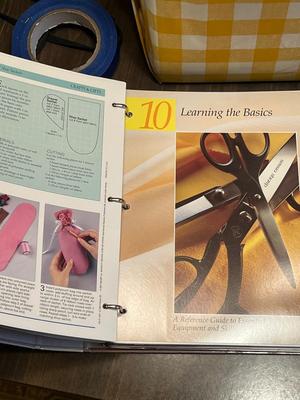 LOT 52W: Sewing / Crafting Lot - Books, Patterns, Fabric and More