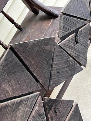 LOT 56L: Vintage Mid-Century Wooden Wall Art
