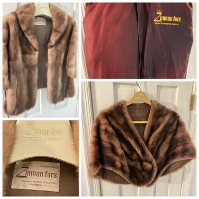 LOT 57L: Two Vintage Furs - Stoles / Capelets / Wraps