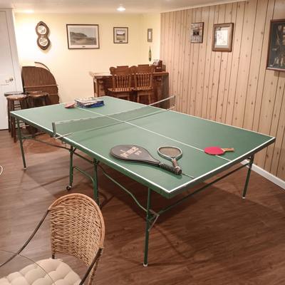 LOT 81B: 5' x 9' Ping Pong Table with Accessories