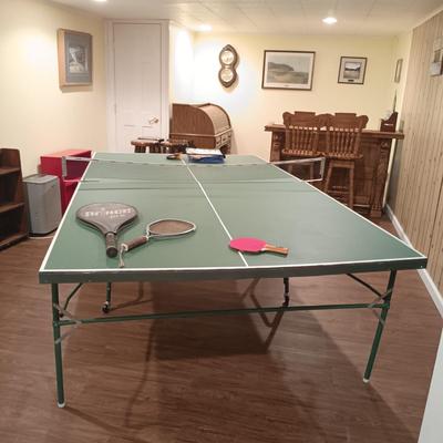 LOT 81B: 5' x 9' Ping Pong Table with Accessories