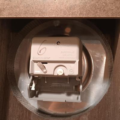 LOT 88B: Vintage Bulova Clock and Barometer