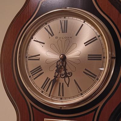LOT 88B: Vintage Bulova Clock and Barometer