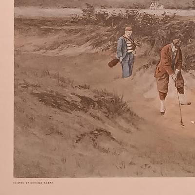 LOT 89B: Douglas Adams 'A Difficult Bunker' Golf Lithograph