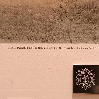 LOT 89B: Douglas Adams 'A Difficult Bunker' Golf Lithograph