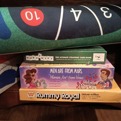 LOT 93B: Assorted Games with Bookshelves