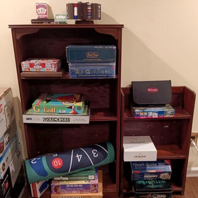 LOT 93B: Assorted Games with Bookshelves