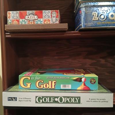 LOT 93B: Assorted Games with Bookshelves