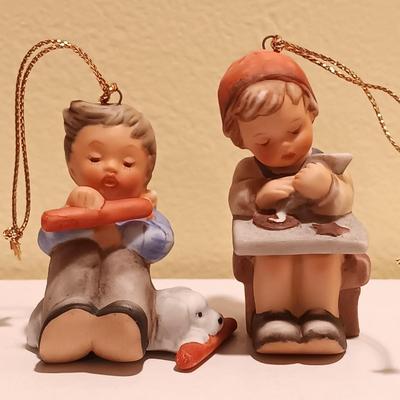 LOT 96B: Goebel Hummel 1997 Set of (6) Christmas Ornaments