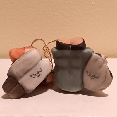 LOT 96B: Goebel Hummel 1997 Set of (6) Christmas Ornaments