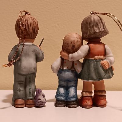 LOT 97B: Goebel Hummel 1997 Set of (5) Christmas Ornaments