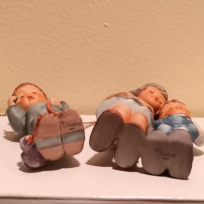 LOT 97B: Goebel Hummel 1997 Set of (5) Christmas Ornaments