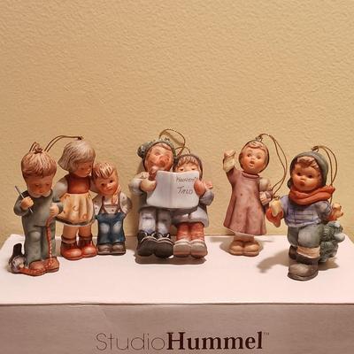 LOT 97B: Goebel Hummel 1997 Set of (5) Christmas Ornaments
