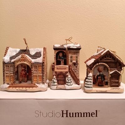 LOT 98B: The Bradford Edition Complete Set of (24) M.I. Hummel Bavarian Village Ornaments