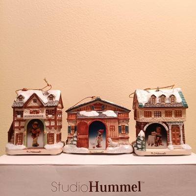 LOT 98B: The Bradford Edition Complete Set of (24) M.I. Hummel Bavarian Village Ornaments