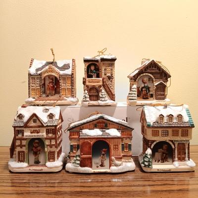 LOT 98B: The Bradford Edition Complete Set of (24) M.I. Hummel Bavarian Village Ornaments