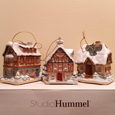 LOT 98B: The Bradford Edition Complete Set of (24) M.I. Hummel Bavarian Village Ornaments