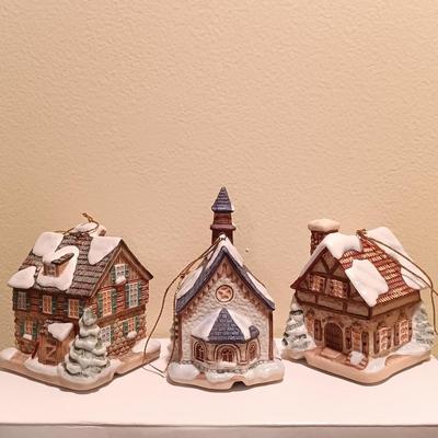 LOT 98B: The Bradford Edition Complete Set of (24) M.I. Hummel Bavarian Village Ornaments