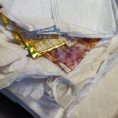 LOT 101B: Basement Finds- Large Collection of Assorted Holiday Bags w/ Christmas Decor