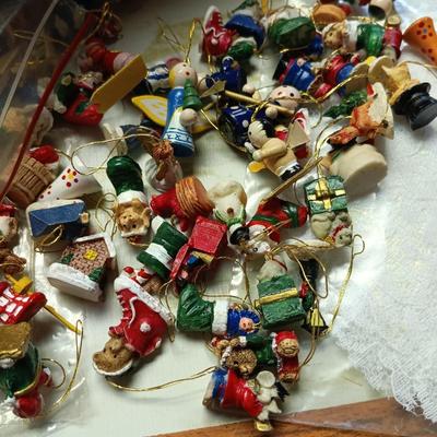 LOT 105B: Basement Finds- Wood 17" Sleigh w/ Vintage Baskets and Crafting Supplies