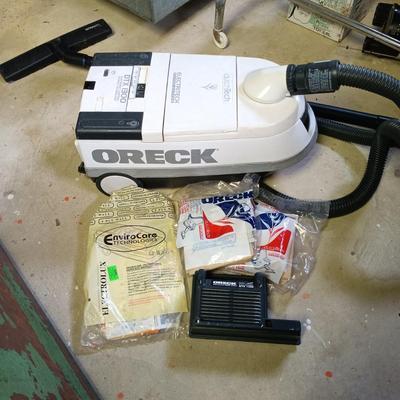 LOT 110B: Oreck DTX1300 DutchTech Canister Vacuum with Bags