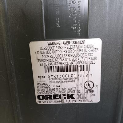 LOT 110B: Oreck DTX1300 DutchTech Canister Vacuum with Bags
