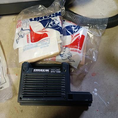 LOT 110B: Oreck DTX1300 DutchTech Canister Vacuum with Bags