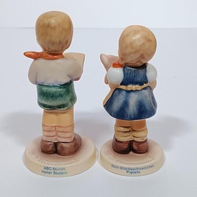 LOT 116L: Goebel Hummel Collector's Club 'Pigtails', 'Honor Student', 'Spring Waltz' &...