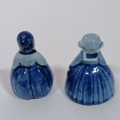 LOT 120B: Lefton Floral Tea Cup and Saucer with Vintage Salt and Pepper Shakers & More