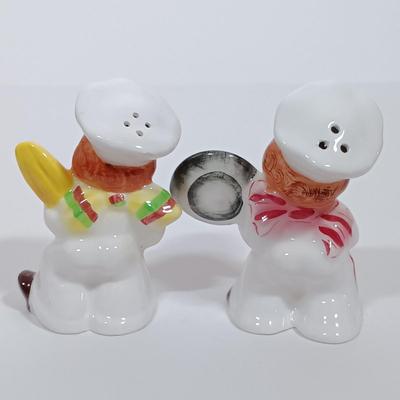 LOT 120B: Lefton Floral Tea Cup and Saucer with Vintage Salt and Pepper Shakers & More