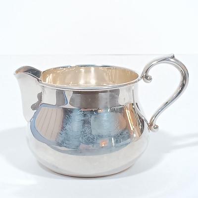 LOT 122L: Towle 770 Sterling Silver Creamer (76 Grams) and Sugar Bowl (78 Grams) w/ Sterling Silver Spoon (14 Grams) - 168 Grams Total