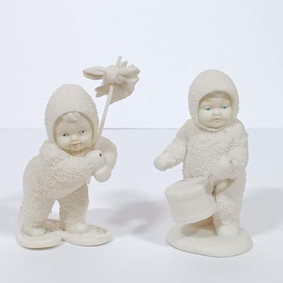 LOT 123L: Set of (8) Snowbabies- 'Don't Get Lost', 'I'll Teach You a Trick' & More
