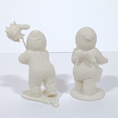 LOT 123L: Set of (8) Snowbabies- 'Don't Get Lost', 'I'll Teach You a Trick' & More