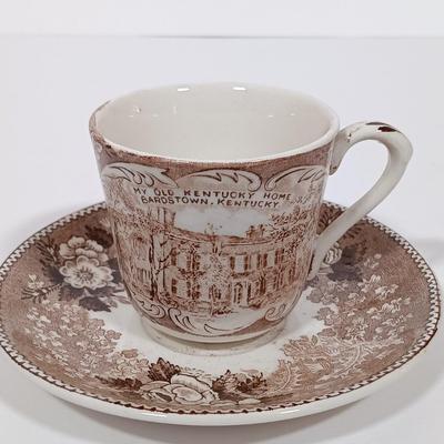 LOT 124L: Lenox Boehm Bobcats Plate, MCM Flower Frog, Handthrown Bermuda Pottery Vase & More