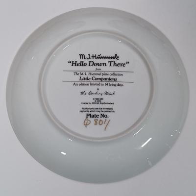 LOT 127L: The Danbury Mint Set of (12) Hummel Little Companions Collectible Plates