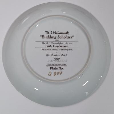 LOT 127L: The Danbury Mint Set of (12) Hummel Little Companions Collectible Plates
