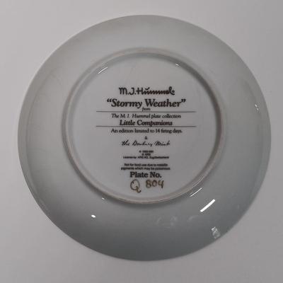 LOT 127L: The Danbury Mint Set of (12) Hummel Little Companions Collectible Plates